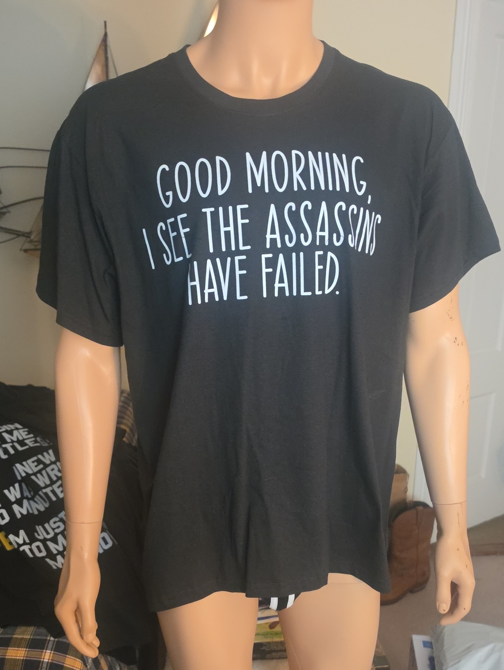 Good Morning Graphic Tee - Black